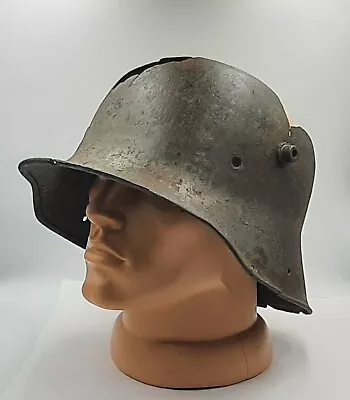 WW1 GERMAN Original Helmet M16 With Battle Damage #2 • $245