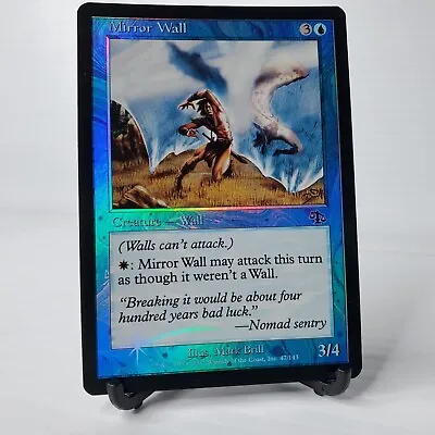 Mirror Wall FOIL Judgment Blue Common MAGIC THE GATHERING MTG CARD • $1.96