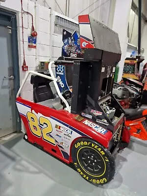 Nascar Twin Sit Down Arcade Game - Project Cabinet • £150