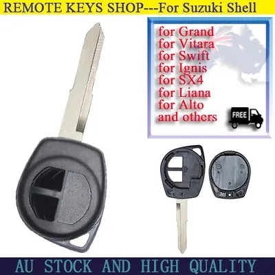 $9.99 • Buy Car Key Remote Case Shell For Suzuki SX4 Grand Vitara Swift Jimny Liana 2Button 