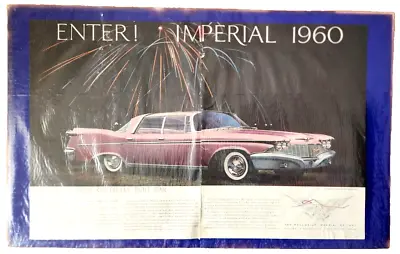 Vintage 1960 Chrysler Imperial 2-Page Original Print Ad • $19.95