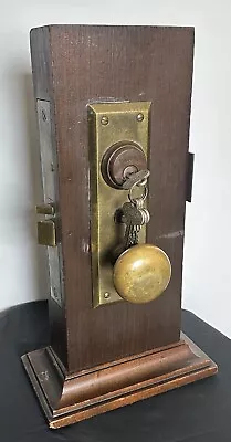 Vtg RUSSWIN Mortise Lock Shop / Salesman Demonstration Sample W/4 Keys • $66