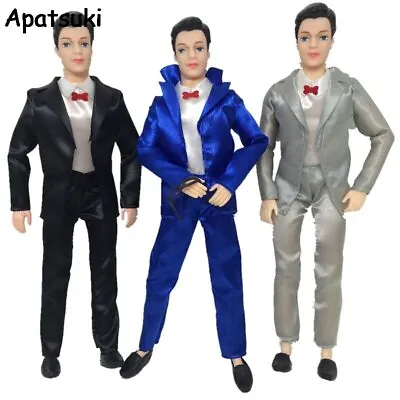 1SET Clothes For Ken Doll Male Business Wedding Suits Doll Accessories Kids Toy • £3.58