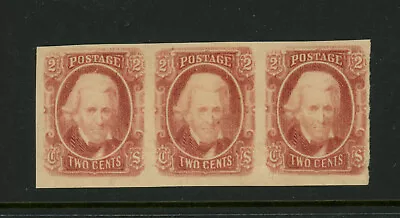 Confederate States Of America Scott # 8 Strip Of 3  VF MNH  CSA Stamps Cat $275 • $150