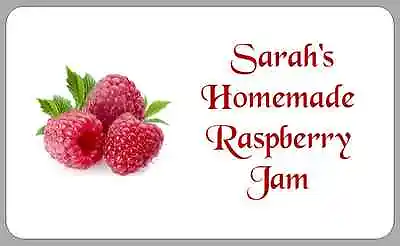 Raspberry Jam Jar Pot Stickers Homemade Preserves Labels • £2.70