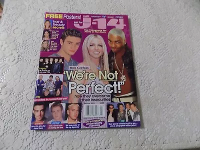 J-14 Magazine NEW February 2001  POSTERS* N’ SYNC EMINEM BRITNEY 98* BSB NEW • $14.95