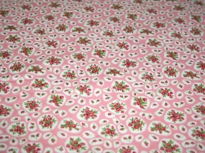 Minerva Laminated Cotton Vinyl Fabric Pink - Per Metre • £16.18