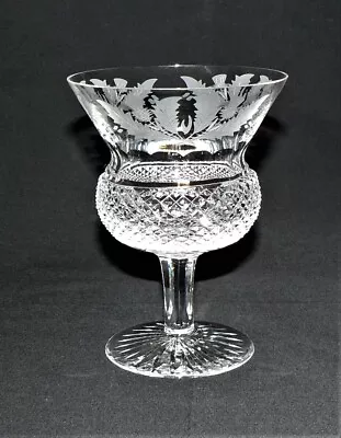 £95 • Buy Edinburgh Crystal Thistle Design Champagne Coupe- Signed