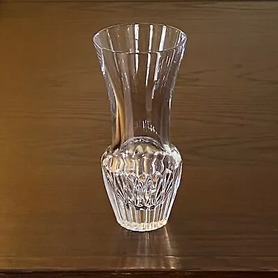 Mikasa Crystal Slovenia Shining Light 6  Vase ~ Original Label / Tag • $12.99