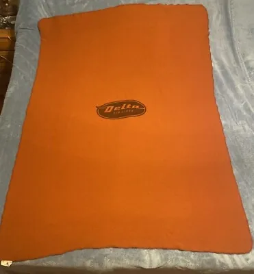 $34.99 • Buy Vintage Delta Airlines Blanket Throw 1950's (A) Prop For Production
