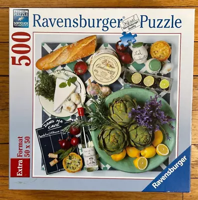 2011 Ravensburger Jigsaw Puzzle  Picnic  #152278 - 500 Pc Extra Format Complete • $14.95