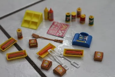 Vintage 1987 Mattel Barbie Hot Dog Stand Playset Replacement Accessories • $12.50