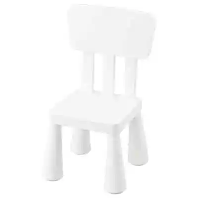 IKEA Mammut Children's Plastic White Chair Toddlers Furniture Indoor Outdoor Use • £30.46