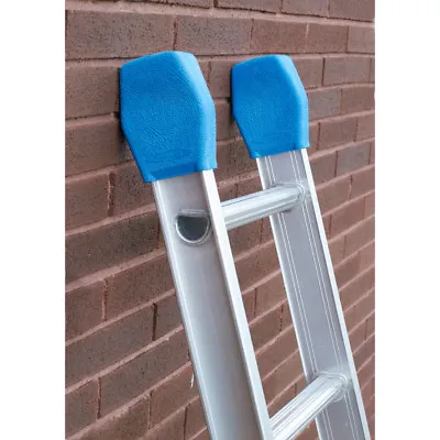 Werner Extension-Ladder Bumper Mitt Scuff Wall Protector Blue End-Cap Cover Boot • $18.77