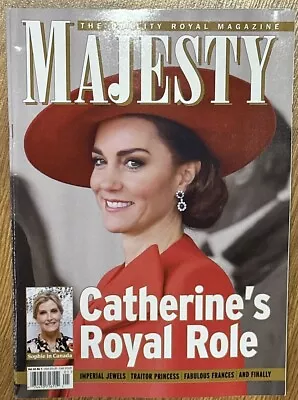 Catherine's Royal Role Majesty Magazine January 2024 • $15.99