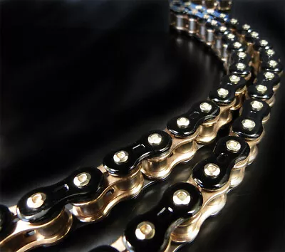 EK Chain 520 MXR 3D Premium Chain 116 Links - Black/Gold | 520MXR3D-116KG • $91.96