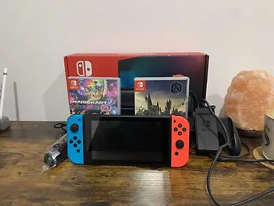 Nintendo Switch HAC-001(-01) Handheld Console - 32GB - Neon Blue/Red Joy-Con.….. • $450