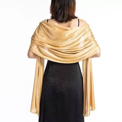 Exquisite Satin Shawl Scarves Wrap For Weddings Evening Dress It's PARTY TIME!  • £7.89