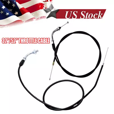 50inch 127cm  Throttle Cable For 49 60 66 80cc Engine Motorized Bicycle Bike • $9.88