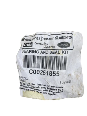 £10 • Buy Fits Hotpoint Creda Beko Washing Machine Drum Bearing Kit C00251855 