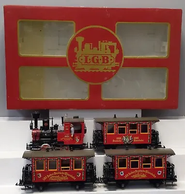 LGB 150 150th Anniversary G Gauge Steam Train Set EX/Box • $179.51