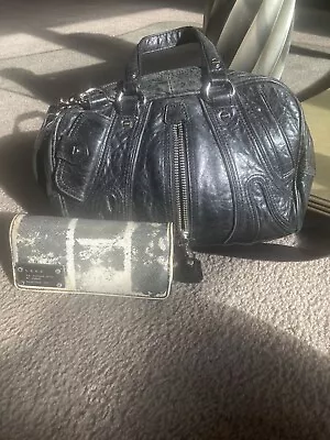 L.A.M.B. Gwen Stefani Vintage Leather Handbag And Wallet • $20