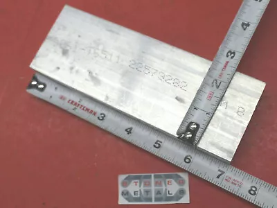 3/4  X 2-1/2  ALUMINUM 6061 FLAT BAR 7  Long T6511 Solid Extruded Mill Stock New • $19.49