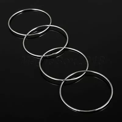 1set Chain Chinese Rings Close-Up Stage Magic Trick Props Classic Toys 10cm Dia. • £3.02