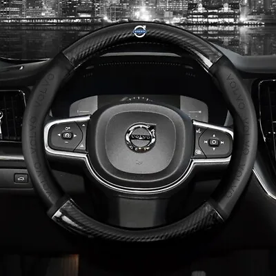 15  Steering Wheel Cover Genuine Leather For Volvo • $37.99