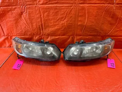 06-08 Civic 2d Coupe - Headlights Headlamps - Left And Right Headlight Set #237 • $149.95