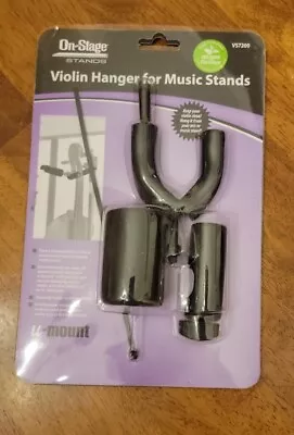 On-Stage VS7200 Clamp-On Violin Hanger For Music Or Mic Stands NIP • $25.99