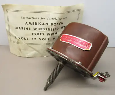 American Bosch  WWM24A124  Marine Windshield Wiper Motor • $149.95