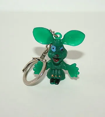 Vtg Tupo Gigio Ed Sullivan Toy Gum Prize Green Plastic Key Chain 1960s NOS New • $9.99