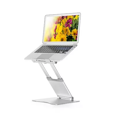 Adjustable Laptop (10-17 Inch) IPad Stand Office Notebook Aluminum Stand Riser • $22.99