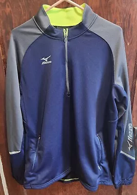 Mizuno Performance Long Sleeve Quarter Zip Shirt Jacket ~ LARGE • $17.99