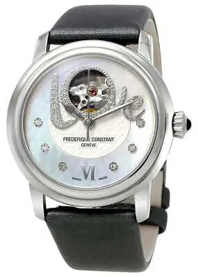 Frederique Constant Love Heart Beat Automatic Diamonds Womens Watch FC-310LHB2P6 • $1499