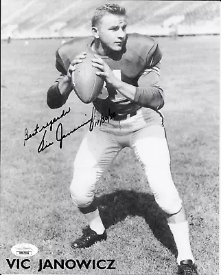 Vic Janowicz AUTOGRAPHED SIGNED 8x10 Photo Ohio State OSU 1950 HEISMAN~JSA CERT~ • $178.31