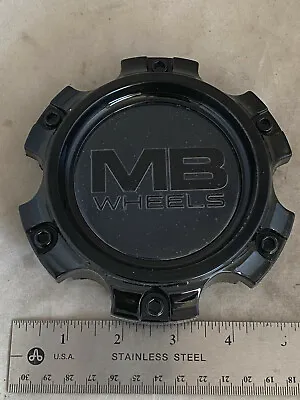 NEW MB Motoring Gloss Black Wheel Rim Hub Cover 6 Lug Cap 5372-61397 CAP5372 • $49.75