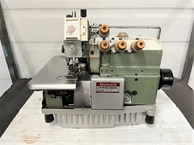 Yamato Zf-1500 Heavy Duty Front Top Feed Safety Stitch Industrial Sewing Machine • $650