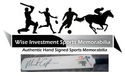 $59.99 • Buy Martin Guptill Signed Cricket Bat New Zealand Signed Cricket Bat