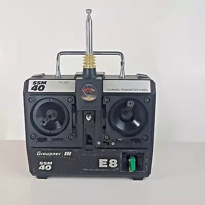 Vintage Graupner JR SSM40 E8 RC 8 Channel Transmitter 40MHz Rare • £51.63