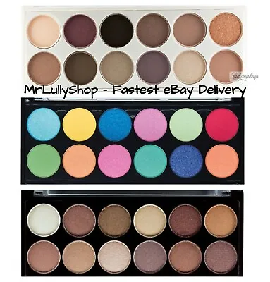 MUA 12 Shade Eyeshadow Palette Various Options Stunning Matte Shimmer Sealed • £4.49