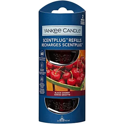 Yankee Candle Air Freshener Scent Plug Refill - Black Cherry (Twin Pack) • £10.69