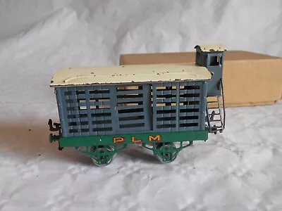 French Hornby O Gauge PLM Milk Traffic Wagon Elevated Guard Serie Hornby 1930s • £45