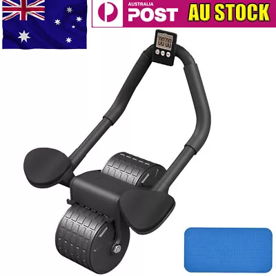 Ab Roller Wheel Abdominal Fitness Gym Exercise Equipment Core Workout Training • $28.80