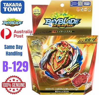 TAKARA TOMY BEYBLADE BURST CHO-Z B-129 STARTER ACHILLES.00.Dm + LAUNCHER LR New • $27.99