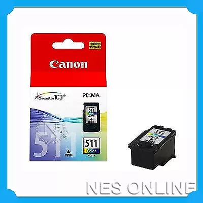 Canon Genuine Cl511 Color Ink Mp280mp282ip2700mx350mx360mx410mx420mp495 • $29.98