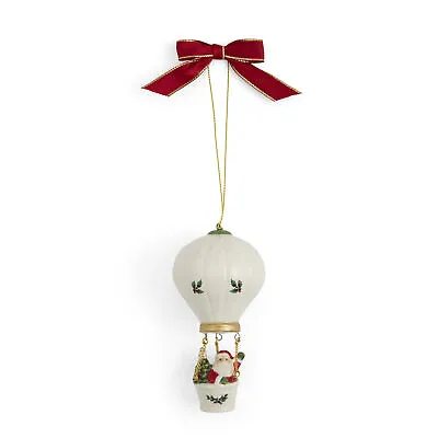 Spode Christmas Tree Hot Air Balloon Dolomite Ornament 4 Inch • $16.99