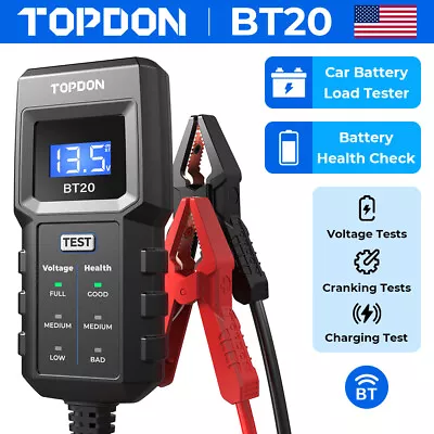 12V Car Auto Battery Tester Load Charging Cranking System Checker 100-2000CCA • $18.99