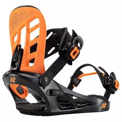 K2 Vandal Orange Medium Snowboard Bindings Boy's 2022 • $111.97